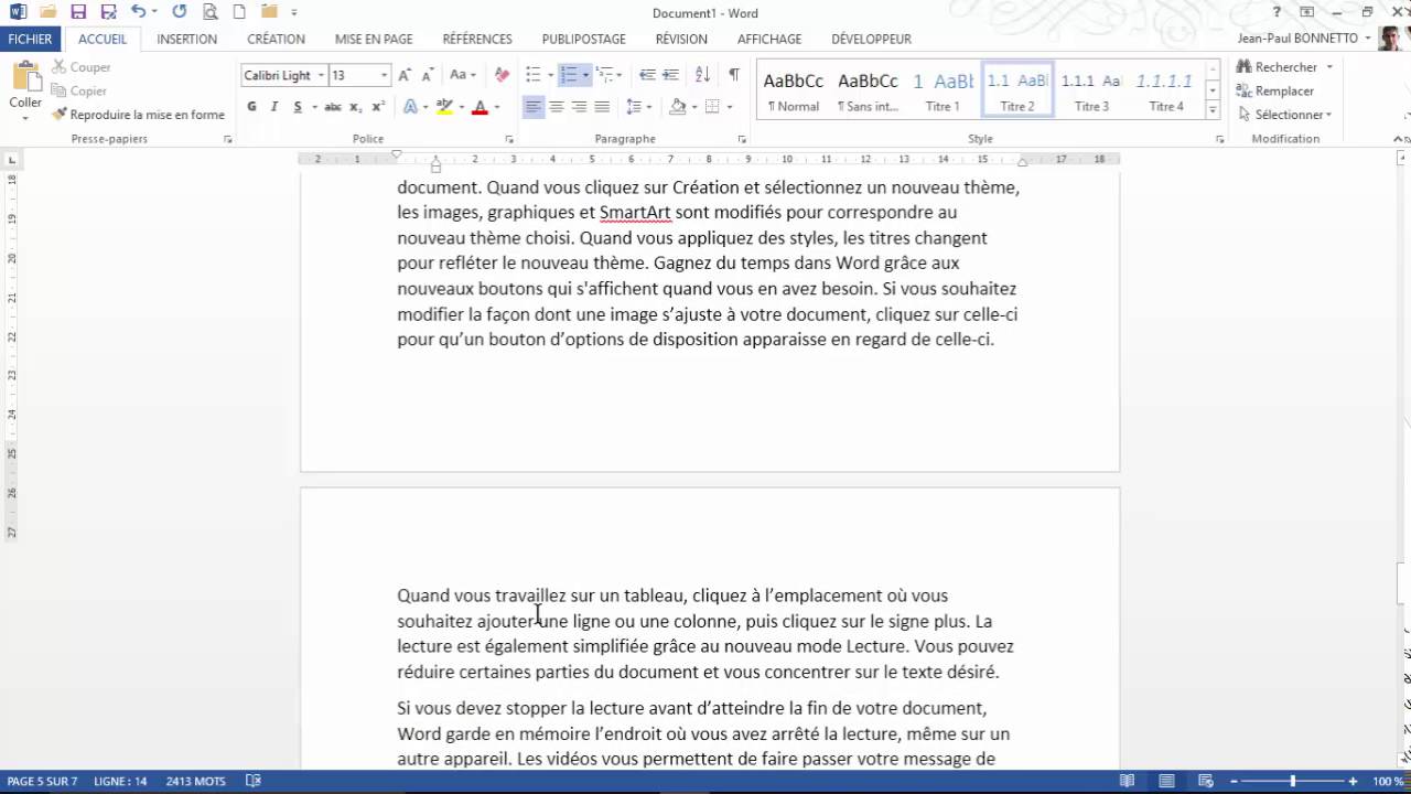 Word Comment numéroter vos Titres dans un document YouTube