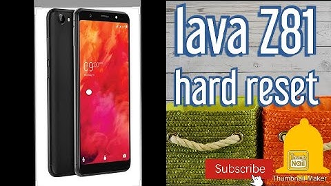 Lava z81 hard reset | Z81 restore setting | lava z81 format | lava reset factory Hindi English subti