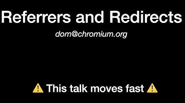 Referrers and Redirects