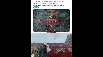 Devs actually added this for immersion in Helldivers 2 Silo #helldivers2 #shorts