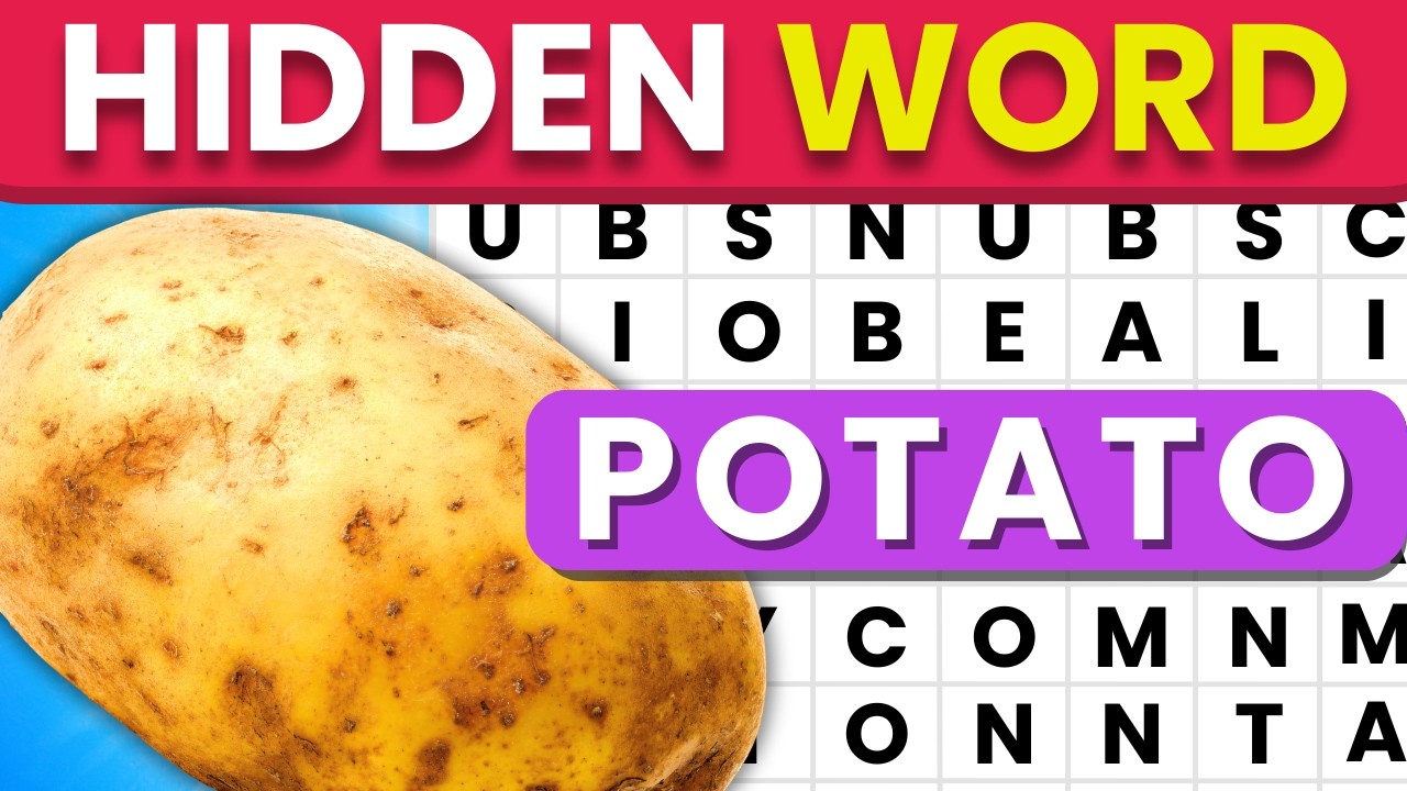 Word Search Puzzle – Vegetables Edition 🥦 | Can You Find Them All?