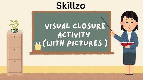 Skillzo - Visual Closure activity (with pictures)