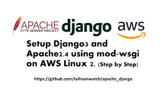 Setup Django Applications with Apache on AWS Linux 2. part1
