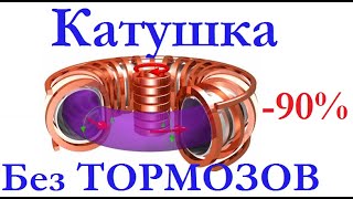 Классическая катушка без тормозов! Free energy generator!