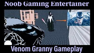 Granny got infected by Venom||Scary Granny black spider Horror full gameplay screenshot 4