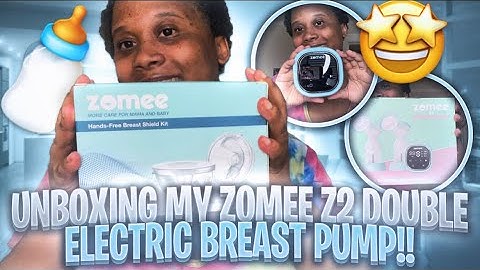 Zomee z2 double electric breast pump with manual pump converter