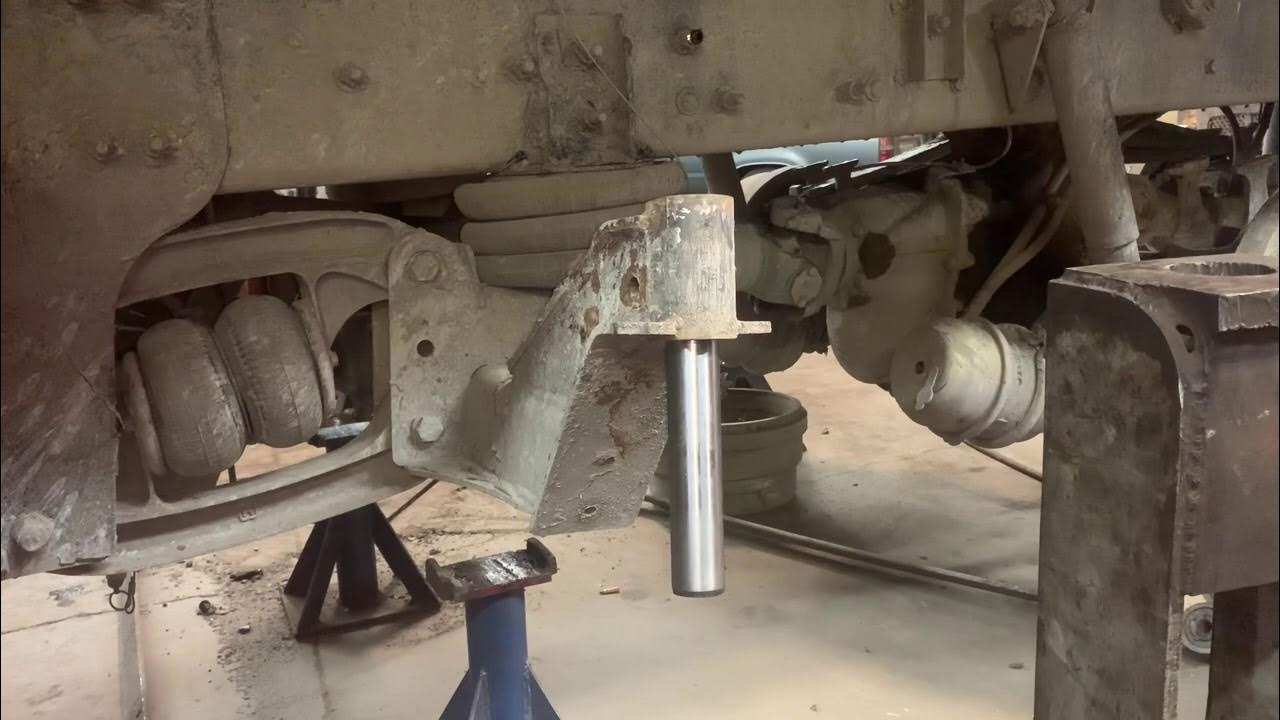 Hendrickson Lift Axle King Pin + Brake Replacement YouTube