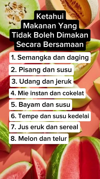Download lagu KETAHUI MAKANAN YANG TIDAK BOLEH DIMAKAN SECARA BERSAMAAN #shorts #fypyoutube