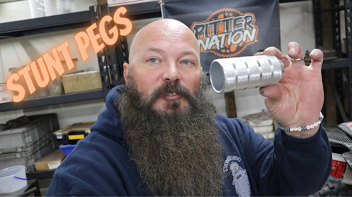 CRF50 Pit Bike Mods |  Stunt Pegs for $24 off Amazon