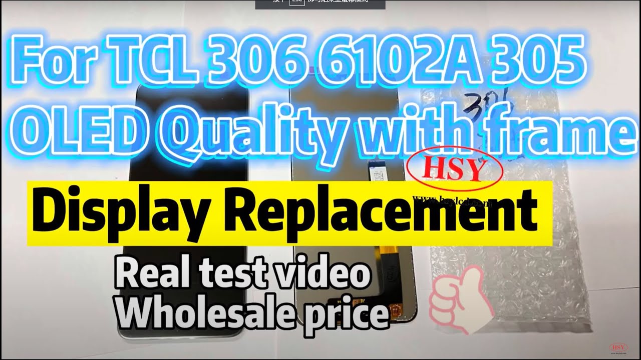 For TCL 306 6102A 6102H / TCL 305 6102D Digitizer Full Assembly