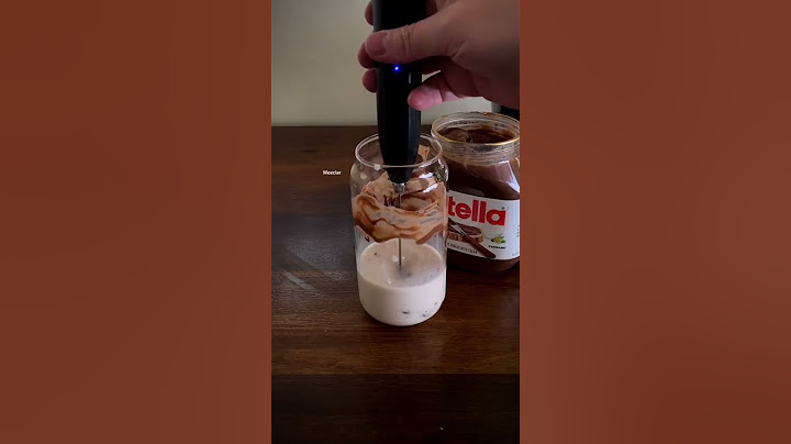 Nutella Iced Latte ☕️🍫🤎 | Receta fácil
