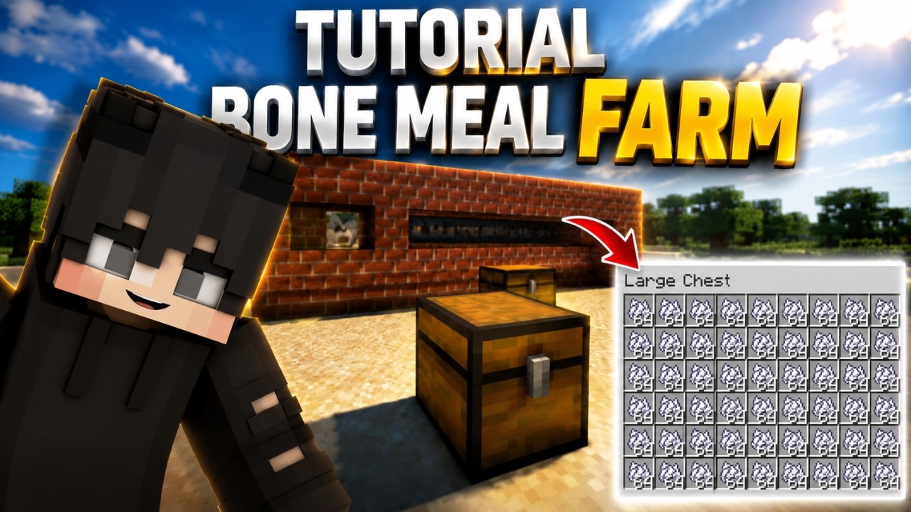 Tutorial come fare una Farm di Bone Meal | Minecraft - YouTube