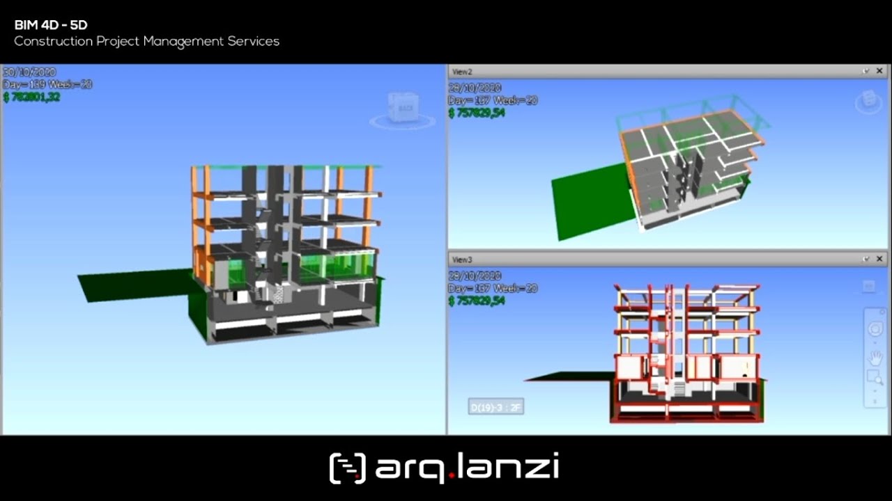 Simulación constructiva BIM 4D-5D | Planificación de obra - YouTube