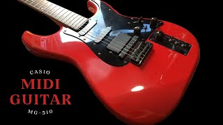Casio MG-510 Midi Guitar Made In Japan (Fujigen) Complete Demo