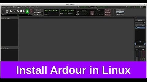 Bigjuergo Audio Labs Tutorial 1: Install Ardour on Linux Mint Mate 18