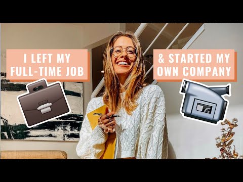 I Left My Full-Time Job & Started My Own Company | Lucie Fink