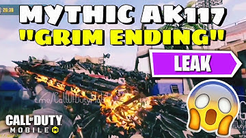 MYTHIC AK117 "GRIM ENDING" WEAPON INSPECTION | CODM LEAKS