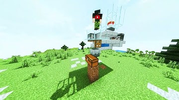 Minecraft Simple Redstone Automatic Cooked Chicken Farm Tutorial | GMS