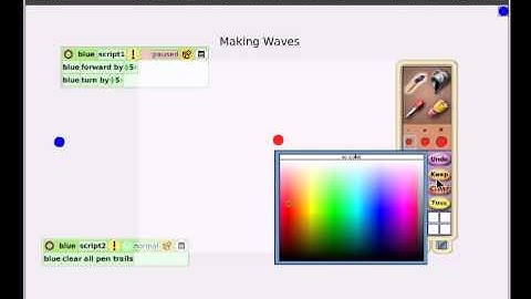 Etoys - Making Waves