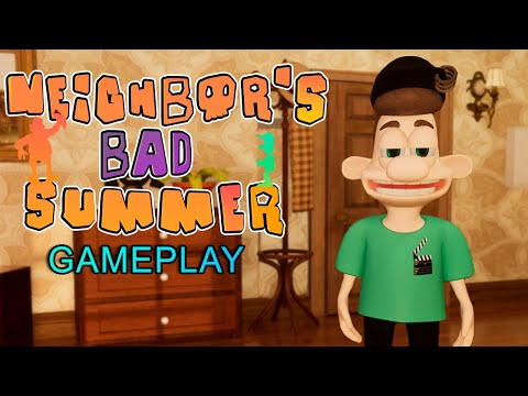 Видео: Neighbors Bad Summer / Плохое Лето Соседа Official Alpha Gameplay