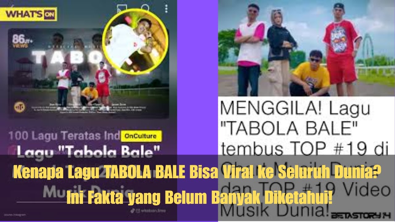 TABOLA BALE MENDUNIA! Lagu dari Indonesia yang Bikin Dunia Terkagum-Kagum 🔥🇮🇩