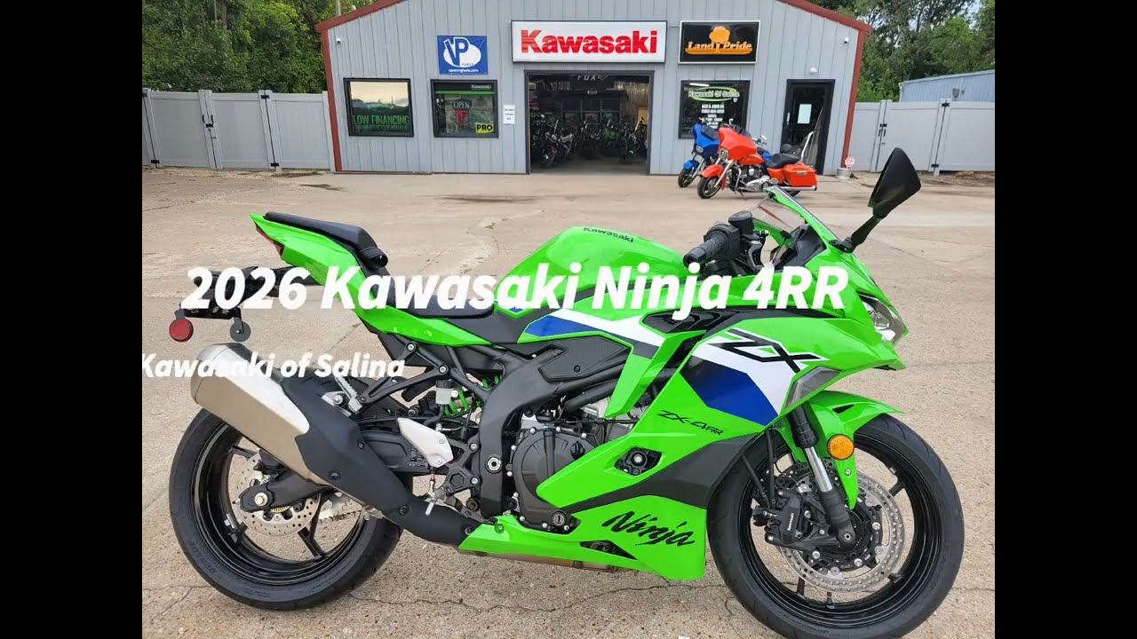 Brand new 2026 Kawasaki Ninja ZX4-RR at Kawasaki of Salina, Salina