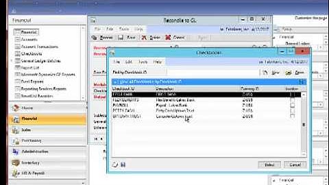 Microsoft Dynamics GP 2013 Favorite Feature-Reconcile to GL