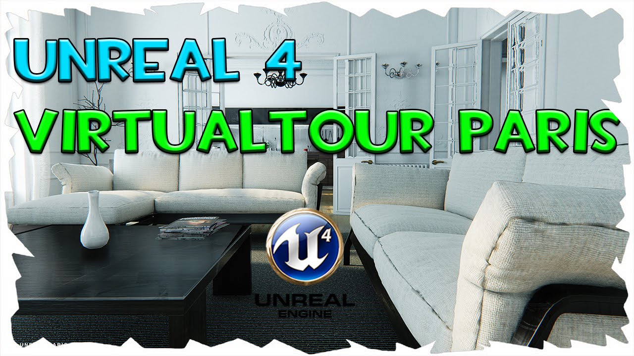 Unreal Engine 4 - Tour virtual 1080p60fps [Apartamento de París] - YouTube