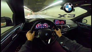 2019 BMW X3 - POV NIGHT DRIVE & ACCELERATION