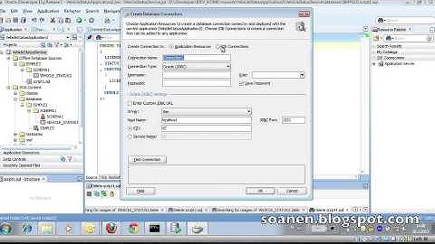SOA Suite Tutorial 1 Part 4 - use JDeveloper to manage DB Schemas (alt. to SQLDeveloper)