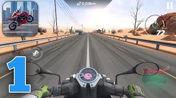 Traffic Rider: Motorbike Rush - Gameplay Walkthrough Part 1 (iOS, Android)