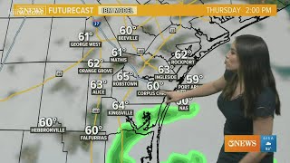 Thursday forecast: Cool, cloudy, cold front passing overnight