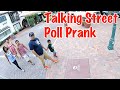 Talking street pole prank