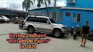 Buying 2ndhand Mitsubishi Pajero in 2020