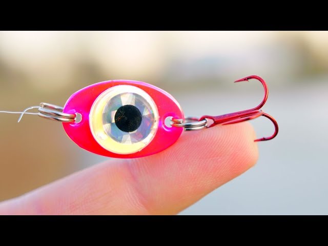 Fishing with a BATTERY Powered Light Up Lure!? (AWESOME