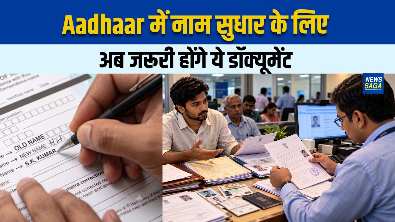Uidai Mascot आधार कार्ड पर नाम बदलना है मुश्किल, UIDAI के नए नियम समझिए - YouTube
