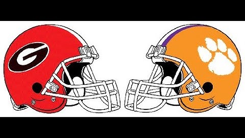 Clemson Tigers vs Georgia Bulldogs (September 22, 1984) 4th Quarter (Radio Call)