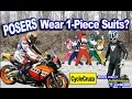 POSERS Wear 1-Peice Motorcycle Suit for Street? | MotoVlog
