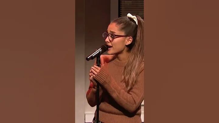 Ariana Grande Copying Shakira's voice 🥺🔥🔥❤️ #arianagrande  #shakira