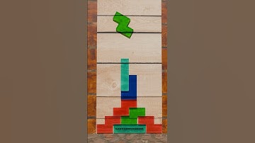 Tetris Survival Wooden Frame Mountain Challenge Softbody Simulation V2