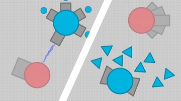 Fighter + Overseer Moments | Diep.io Mobile