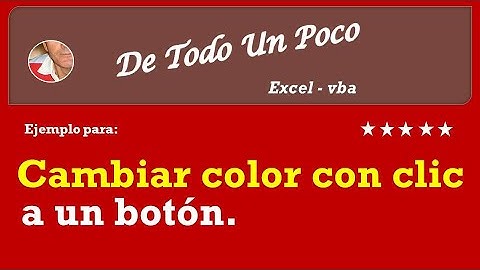 Cambiar color a un botón con cada click