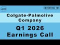 Colgate-Palmolive Company Q1 2026 Earnings Call | EPS Of $0.97 Beats On 8.4% Net Sales Growth.