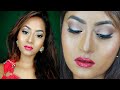 Glittery Red Lips Christmas makeup look | Beauty Maven |