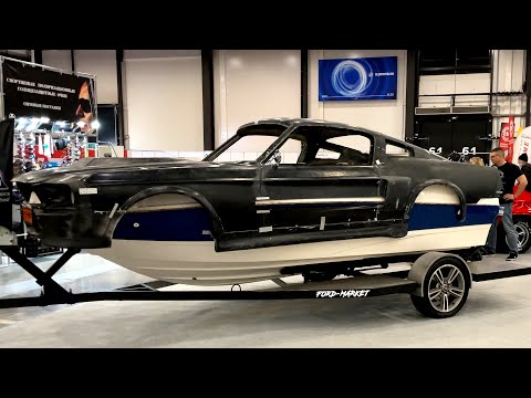 Катер с «лицом» авто Ford Mustang или лодка-машина по версии Ford-market