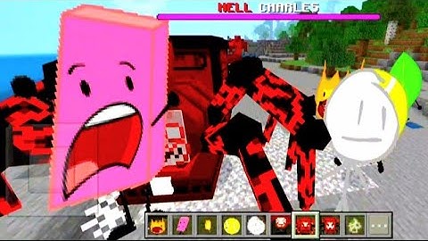 BFDI with CHOO choo Charles in Minecraft PE