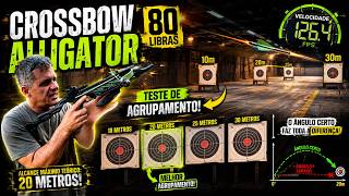 Descobrindo o ALCANCE MÁXIMO de uma CROSSBOW de 80 Libras