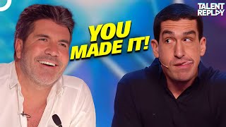 Simons Priceless Reaction To Darren Altmans Impressions Britains Got Talent