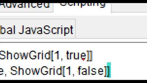 How to show or Hide GeoGebra grid by checkbox