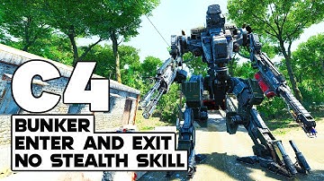 SCUM C4 Bunker Enter & Exit | No Stealth Skill | New Mech Robots | 0.85 Update